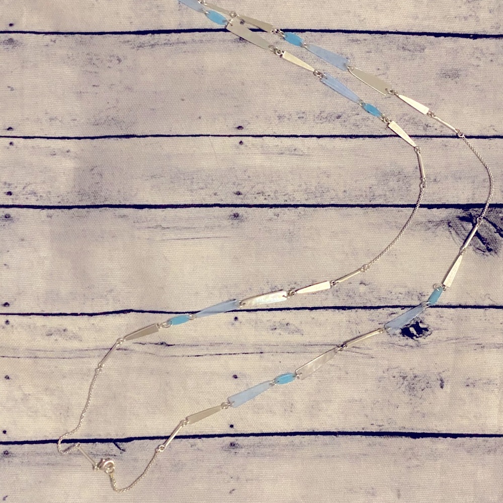 Kendra Scott Aylin necklace- blue